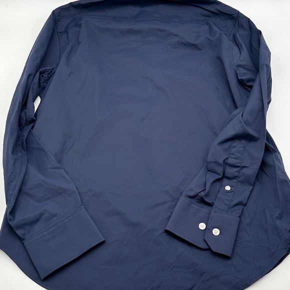 Bonobos Shirt Button Down Long Sleeve Navy Blue Standard Fit Mens Size Medium - Picture 6 of 7